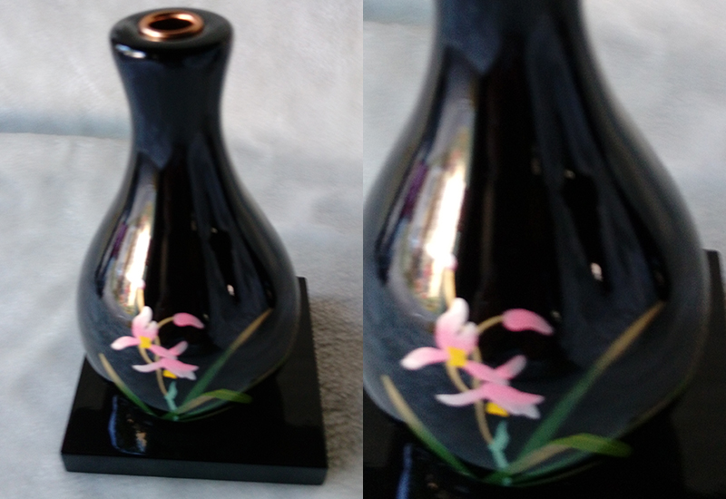 林建正 彩繪小花器-蘭 