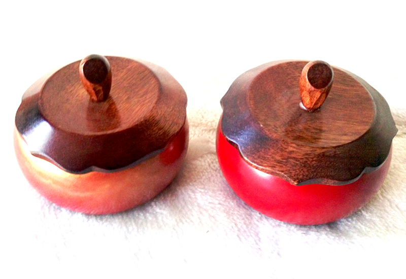 林建正 3.3吋柿子果盒 (單入) 林建正 3.3吋柿子果盒 (單入)