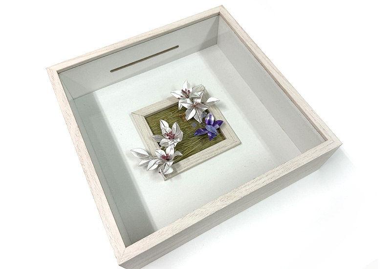 大件纏花裝置-舞花戲蝶 大件纏花裝置-舞花戲蝶