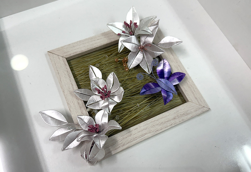 大件纏花裝置-舞花戲蝶 大件纏花裝置-舞花戲蝶