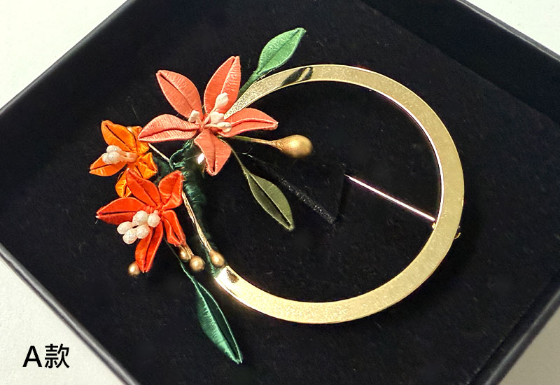 花好月圓滿福胸針/領巾釦雙用 花好月圓滿福胸針/領巾釦雙用