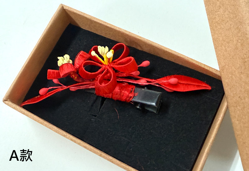 客家纏花雙花飾 客家纏花雙花飾