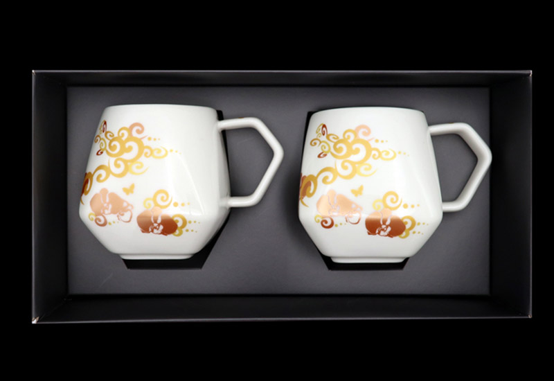 SB2蘭花纏枝龍天燈馬克對杯(金龍2入)