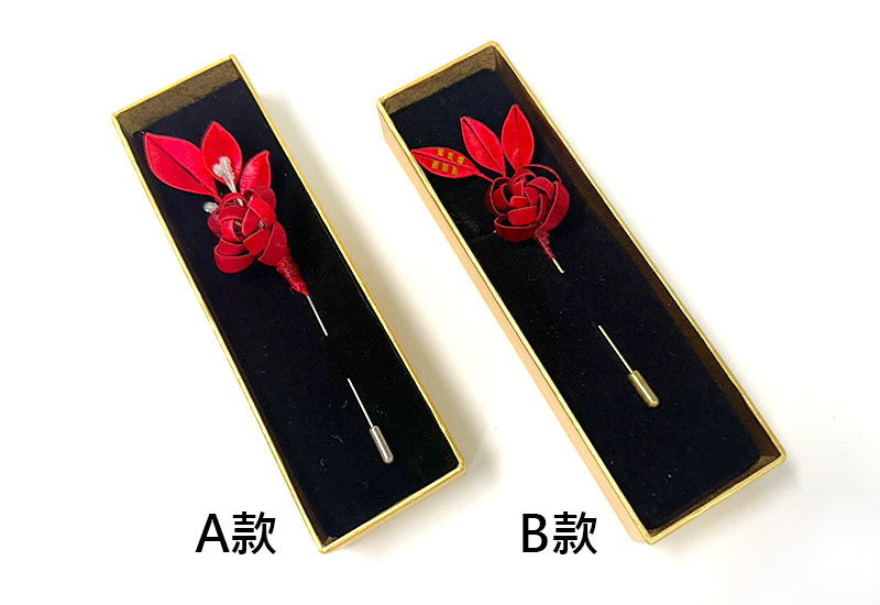 傳統紅春仔花(玫瑰)夾/胸針/髮梳 傳統紅春仔花(玫瑰)夾/胸針/髮梳