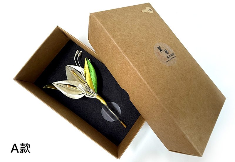 客家纏花雙花飾 客家纏花雙花飾