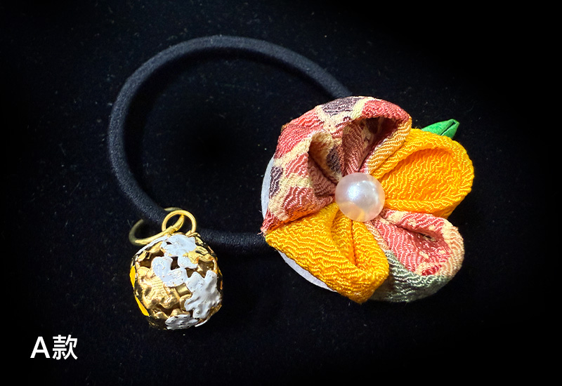 細工纏花單層髮圈 細工纏花單層髮圈