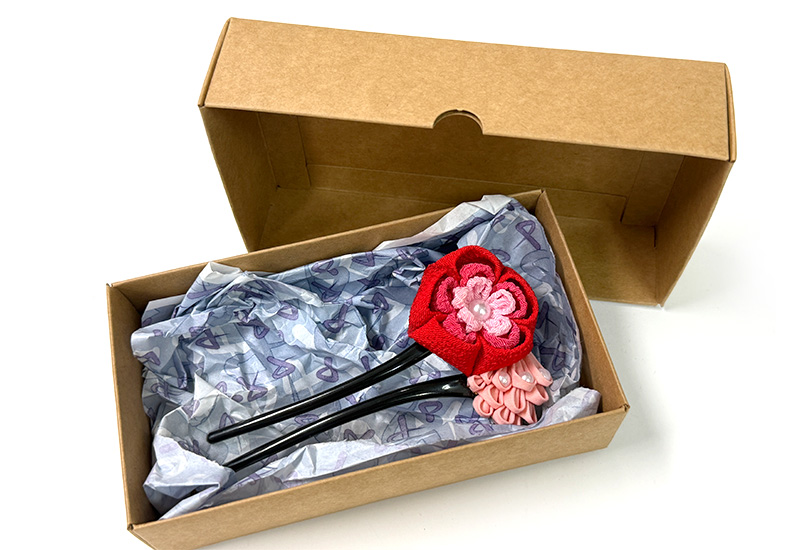 細工纏花單層繁花髮梳 細工纏花單層繁花髮梳