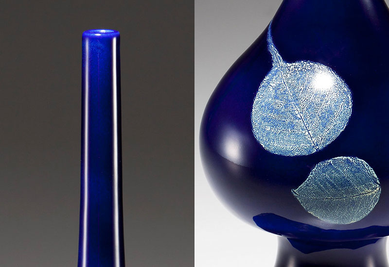 林映汝 木葉藍晶 禪風一輪系列 陶喜 花瓶 花器 藝術品