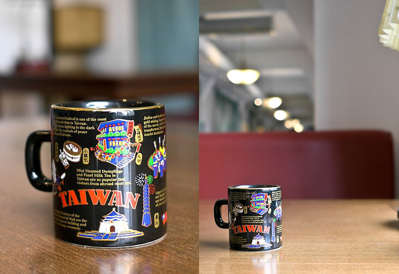 來杯 Expresso 吧 描金馬克杯Taiwan 原創設計 經典小咖啡杯