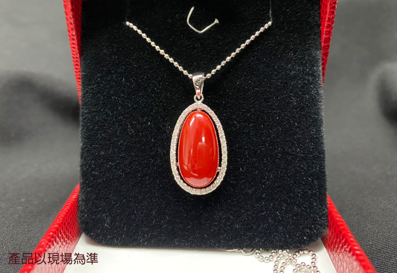 蘇澳珊瑚 珊瑚水滴18K墜子 項鍊墜 AEKPDW0185 蘇澳珊瑚 珊瑚水滴18K墜子 項鍊墜 AEKPDW0185