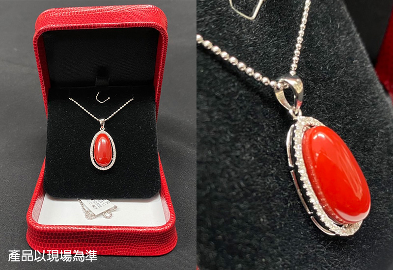 蘇澳珊瑚 珊瑚水滴18K墜子 項鍊墜 AEKPDW0185 蘇澳珊瑚 珊瑚水滴18K墜子 項鍊墜 AEKPDW0185