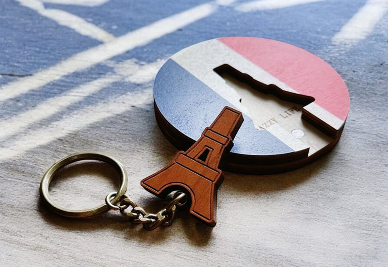 Key house艾菲爾 鎖圈鑰匙圈 Key house艾菲爾 鎖圈鑰匙圈