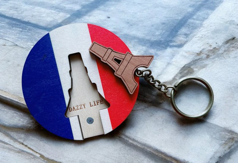 Key house艾菲爾 鎖圈鑰匙圈 Key house艾菲爾 鎖圈鑰匙圈