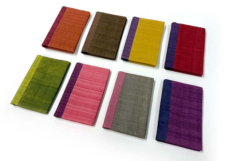 天染工坊 相見歡-天染手織絲綢雙色名片夾 天染工坊 相見歡-天染手織絲綢雙色名片夾