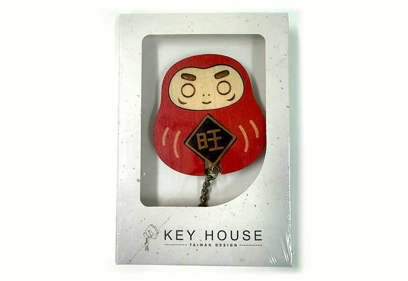 Key House旺來達摩 鎖圈鑰匙圈